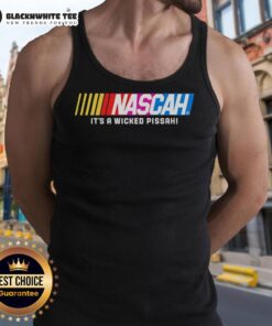 Official Nascah It's A Wicked Pissah Tank Top in vibrant colors, perfect for summer wear and casual outings.