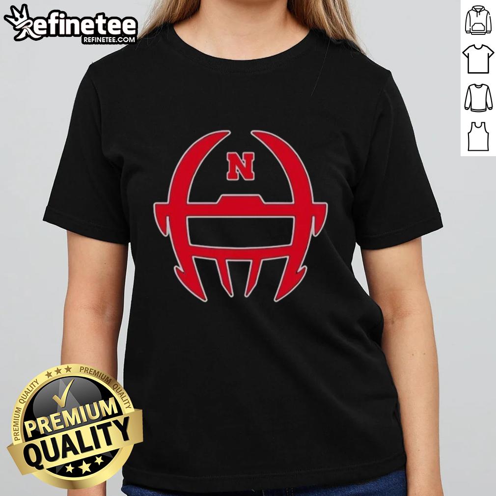 Official Nebraska Football Matt Rhule Logo Ladies Tee Official Nebraska Football Matt Rhule logo on a stylish ladies tee, perfect for fans supporting their team.