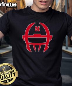 Official Nebraska Football Matt Rhule Logo T-Shirt featuring team colors and iconic design for fans and supporters.
