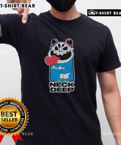 Alt Text: Official Neck Deep Minnesota Tour 2025 T-Shirt featuring vibrant graphics and tour details for fans.