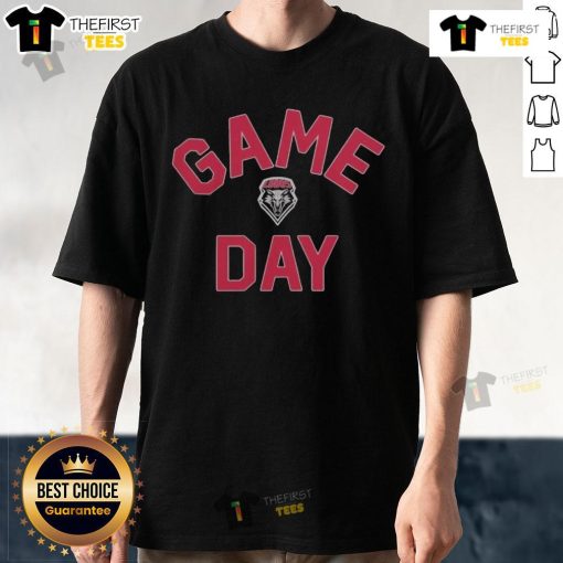 Official New Mexico Lobos game day logo college t-shirt featuring vibrant team colors and bold graphics.