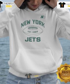Official New York Jets Green and White Forever Hoodie showcasing team logo and stylish design for fans.