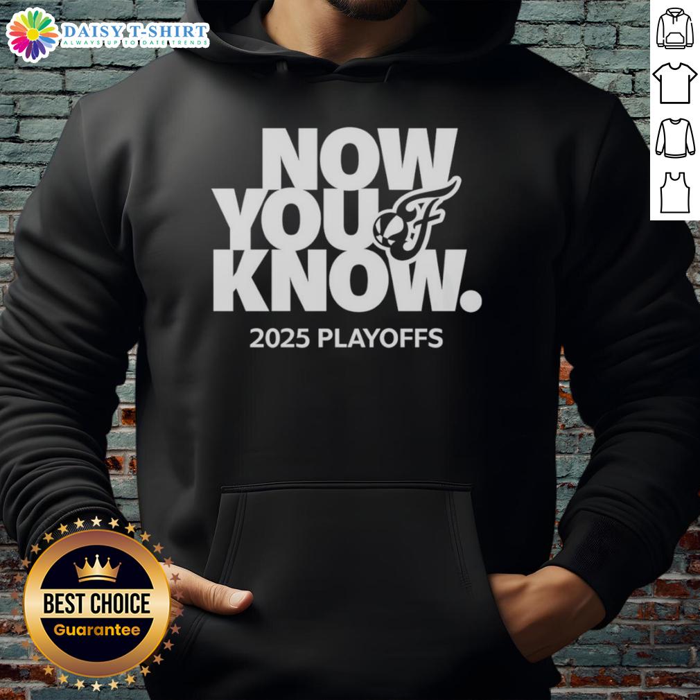 Official Now You Know 2025 Playoffs Indiana Fever Hoodie Official 2025 Indiana Fever Hoodie for Now You Know Playoffs, featuring team logo and stylish design for fans.