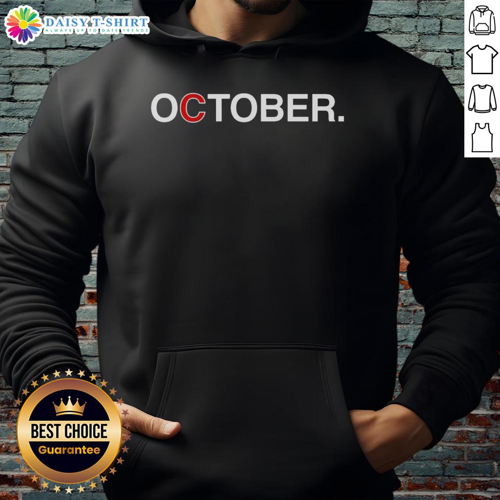 Official October Baseball Chicago Cubs Hoodie Official October Baseball Chicago Cubs hoodie in navy blue, featuring team logo and stylish design, perfect for fans.