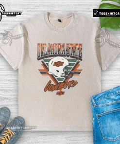 Official Oklahoma State Cowboys Triangle Vintage Washed T-Shirt featuring a classic design and soft fabric for fans.