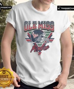 Official Ole Miss Rebels Triangle Vintage T-Shirt featuring classic design and school colors for fans and collectors.