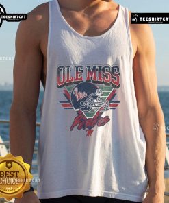 Official Ole Miss Rebels Triangle Vintage Tank Top featuring classic design and team colors for ultimate fan style.