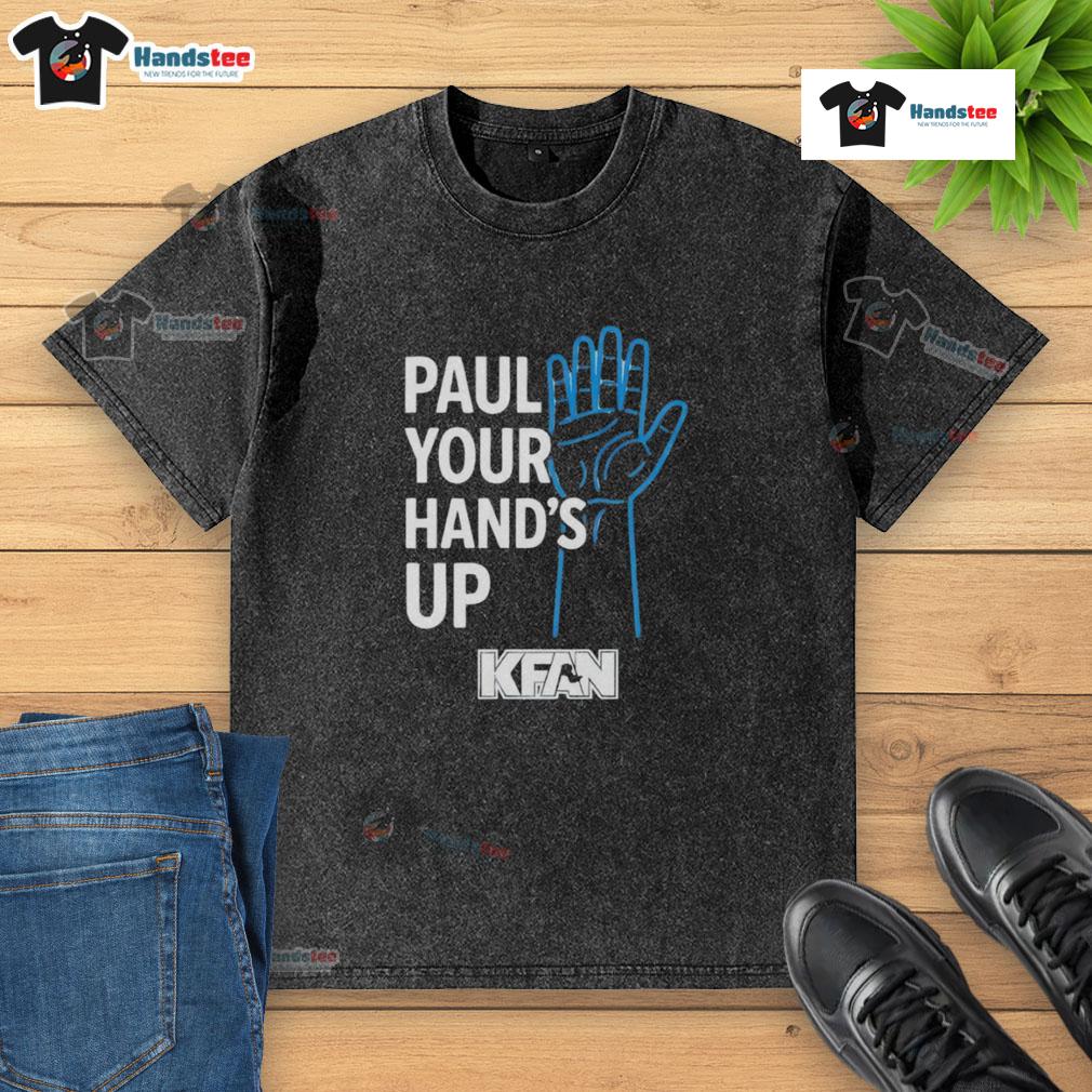 Official Paul Your Hand'S Up Kfan Washed T Shirt Official Paul Your Hands Up Kfan washed t-shirt featuring a stylish design and comfortable fit for fans.