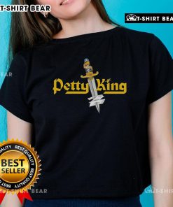 Official Petty King Knife Logo Ladies Tee featuring a stylish design and vibrant colors for knife enthusiasts.