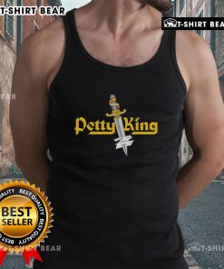 Official Petty King Knife logo tank top featuring a stylish design perfect for casual wear and knife enthusiasts.