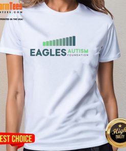 Official Philadelphia Eagles Austin Foundation ladies tee in green, featuring team logo and stylish design for female fans.