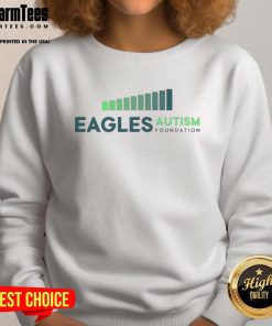 Alt Text: Official Philadelphia Eagles Austin Foundation Sweatshirt in dark green, featuring the team logo and comfortable design.