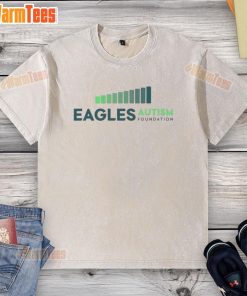 Official Philadelphia Eagles Austin Foundation washed t-shirt featuring team colors and logo, perfect for fans.