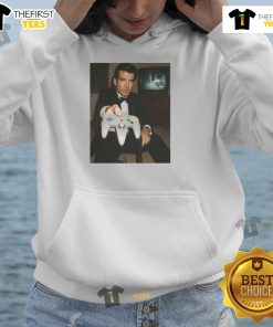 Official Pierce Brosnan Your Turn Hoodie featuring stylish design and comfortable fit, perfect for fans of the iconic actor.