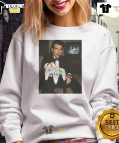 Alt Text: Official Pierce Brosnan Your Turn Sweatshirt featuring a stylish design, perfect for fans and casual wear.