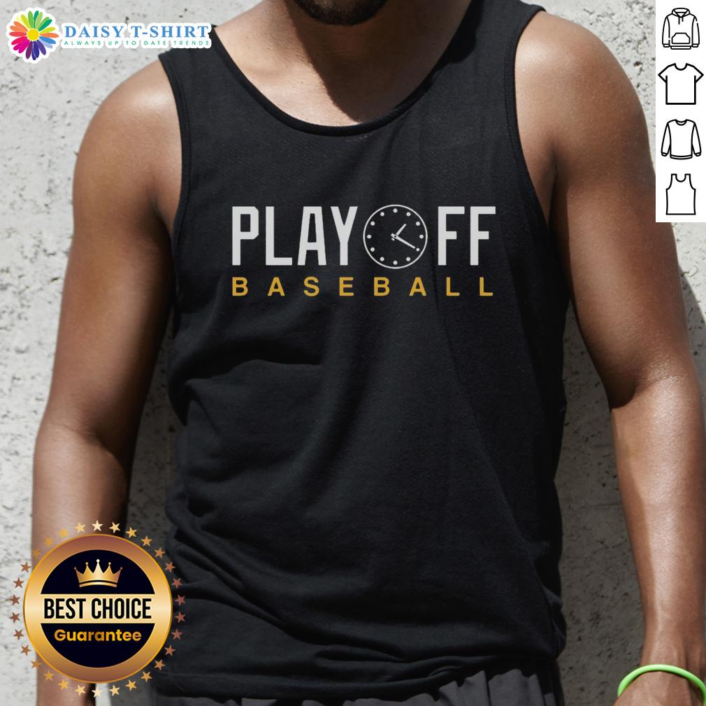 Official Playoff Baseball Clock Tank Top Official Playoff Baseball Clock Tank Top featuring a stylish design perfect for fans and summer wear.