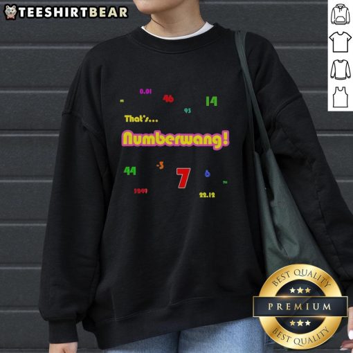 Stylish Official Powerball Numbers Numberwang Sweatshirt featuring unique design, perfect for lottery enthusiasts.