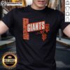 Official San Francisco Giants text design T-Shirt featuring bold team logo and vibrant colors for fans.