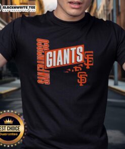 Official San Francisco Giants text design T-Shirt featuring bold team logo and vibrant colors for fans.