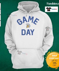 Alt Text: Official San Jose State Spartans Game Day Logo hoodie featuring vibrant colors and a bold team design.