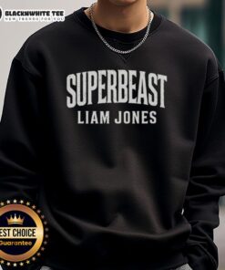 Alt Text: Official Superbeast Liam Jones Born To Do This sweatshirt featuring a stylish design and comfortable fit.