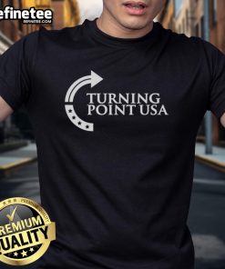 Official Sydney Sweeney Turning Point USA T-Shirt featuring bold design and vibrant colors, perfect for fans and supporters.
