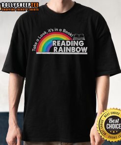 Official Take A Look It's In A Book retro t-shirt for book lovers featuring a fun reading design and vibrant colors.