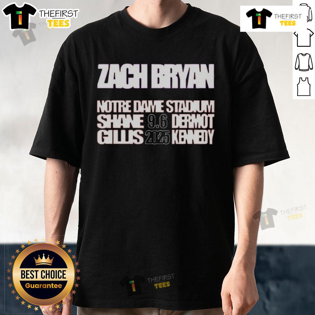 Official Tee Zach Bryan Live In Concert 2025 09 06 Notre Dame Events T Shirt Official Tee Zach Bryan Live In Concert 2025-09-06 Notre Dame Events T-Shirt featuring vibrant design and concert details.