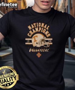 Official Tennessee Volunteers 1998 BCS National Champions T-shirt featuring team logo and championship details.