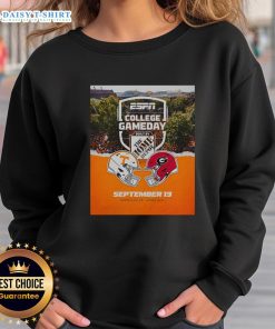 Alt Text: Official Tennessee Volunteers vs Georgia Bulldogs 2025 College Gameday sweatshirt, perfect for game day style.