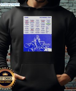 Official Tennis The Farewell Tour 2025 hoodie poster showcasing vibrant design and tour details.