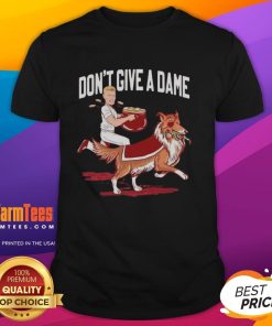 Official Texas A&M Aggies vs Notre Dame Fighting Irish 'Don't Give A Dame' T-Shirt showcasing team spirit and rivalry.
