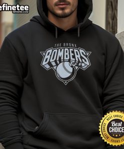 Official New York Yankees Bronx Bombers hoodie featuring team logo, perfect for fans and sports enthusiasts.