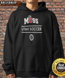 Official Utah Women's Soccer Hoodie featuring team logo and colors, perfect for fans and athletes alike.