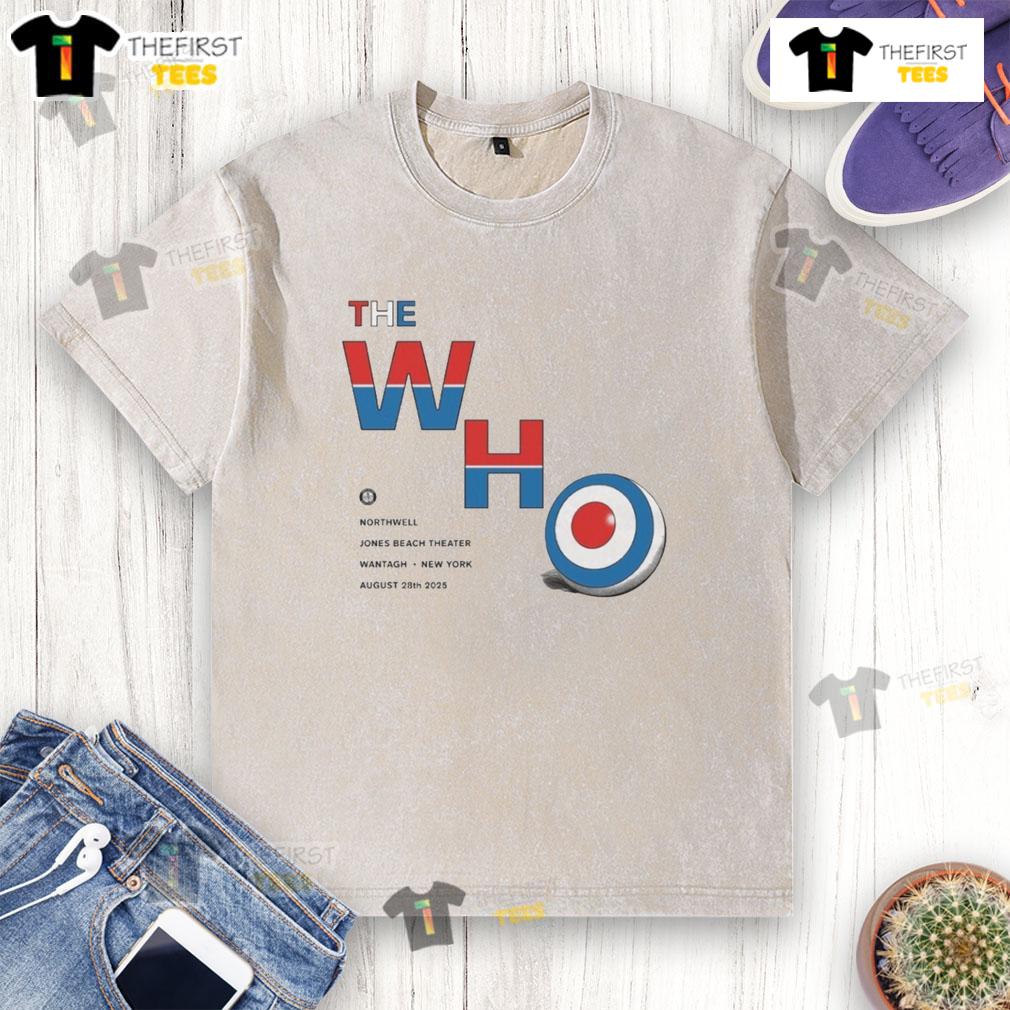 Official The Who Fall Tour 2025 Wantagh Ny Washed T Shirt Alt Text: Official The Who Fall Tour 2025 Wantagh NY washed t-shirt featuring iconic band logo and vintage design.
