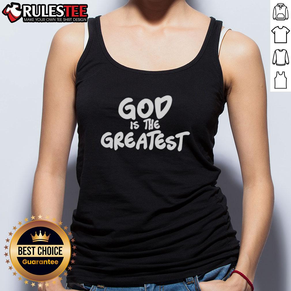Official The Williamson Dad God Is The Greatest Tank Top Official Williamson Dad 'God Is The Greatest' tank top featuring bold text, perfect for proud dads and casual wear.