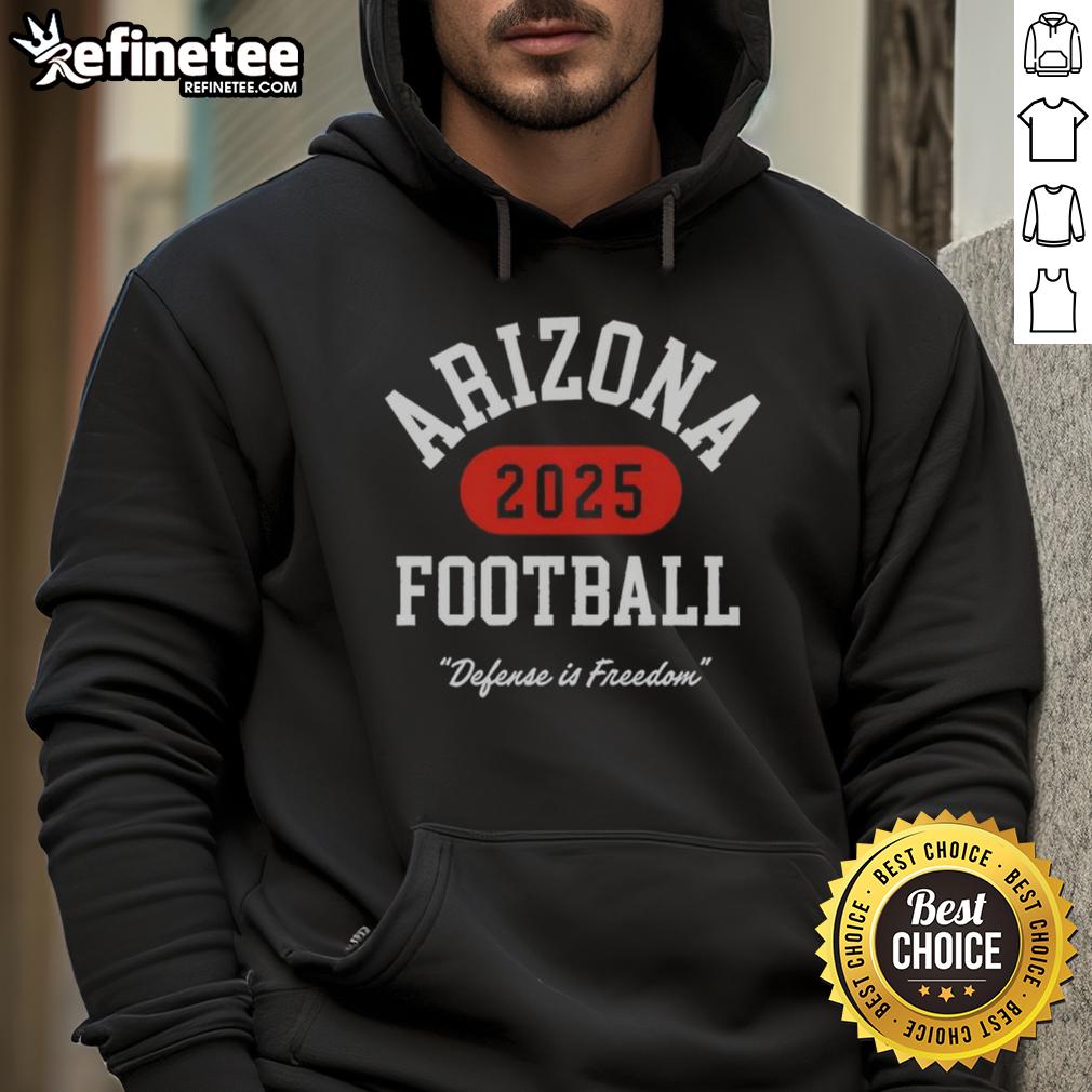 Official Turning Point Arizona Football Defense In Freedom 2025 Hoodie Alt Text: Official Turning Point Arizona Football Defense in Freedom 2025 hoodie showcasing team spirit and athletic style.