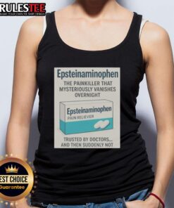 Official Tylenol Parody Tank Top featuring humorous design, perfect for casual wear and fans of funny graphic apparel.