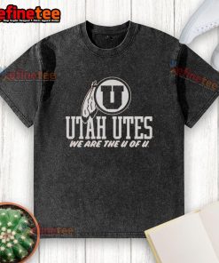 Official Utah Utes We Are The U of U washed t-shirt featuring vibrant team colors and logo for fans and supporters.