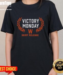CHGO Bears Ladies Tee for Official Victory Monday Shirt Release featuring team colors and logo.