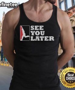 Official Washington Nationals See You Later tank top featuring team colors and logo, perfect for fans and summer wear.
