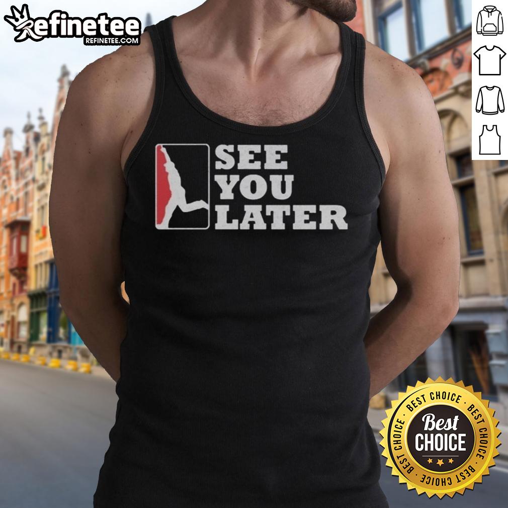Official Washington Nationals See You Later Tank Top Official Washington Nationals See You Later tank top featuring team colors and logo, perfect for fans and summer wear.