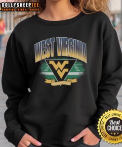 Official West Virginia Mountaineers Arena Fade Sweatshirt featuring logo, perfect for fans and warm attire.