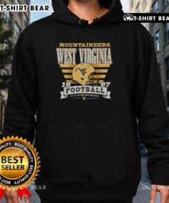 Official West Virginia Mountaineers Stripe Splash Hoodie featuring team colors and logo, perfect for fans and outdoor wear.