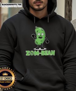 Official Zom Bean Halloween Vegan Hoodie featuring a spooky design perfect for eco-friendly Halloween celebrations.