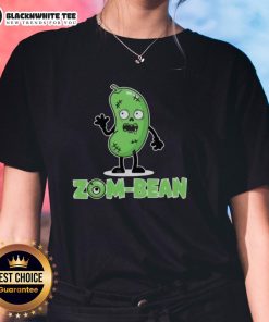 Official Zom Bean Halloween Vegan Ladies Tee featuring a spooky design perfect for eco-friendly Halloween celebrations.