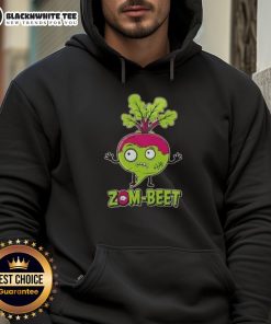 Official Zom Beet Halloween Vegan Hoodie featuring a spooky design, perfect for Halloween festivities.