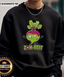 Official Zom Beet Halloween Vegan Sweatshirt featuring a spooky design perfect for eco-friendly Halloween celebrations.
