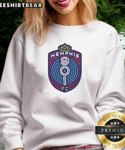 Original 901 Memphis FC Logo Sweatshirt featuring vibrant team colors and iconic logo for fans and supporters.