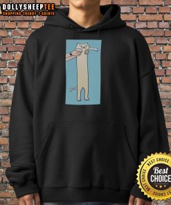 Adorable Original A Long Cat Cute Hoodie featuring a whimsical long cat design, perfect for cozy casual wear.